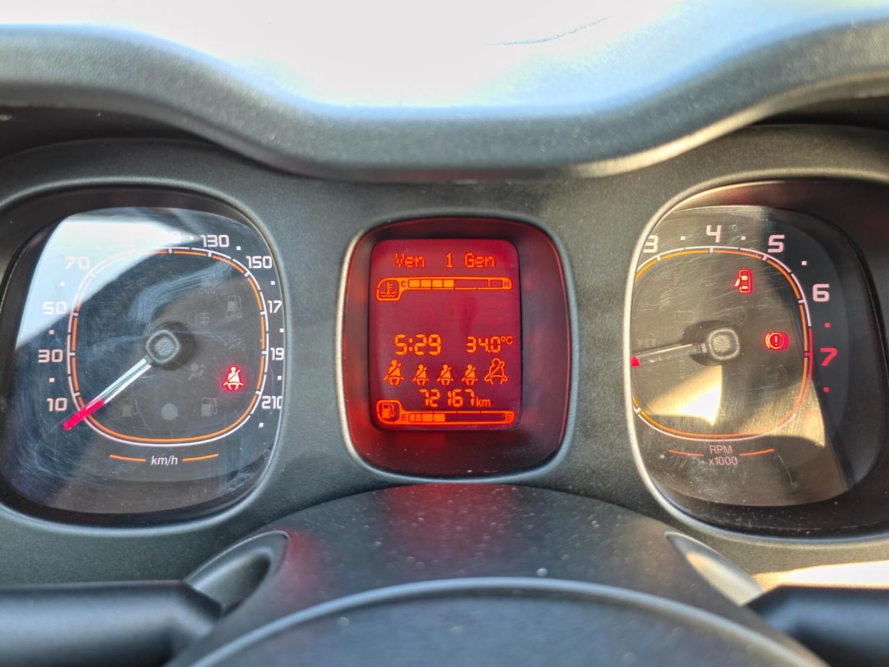 Fiat Panda 1.2 Lounge CV-69 E6 Manuale NEO 2017