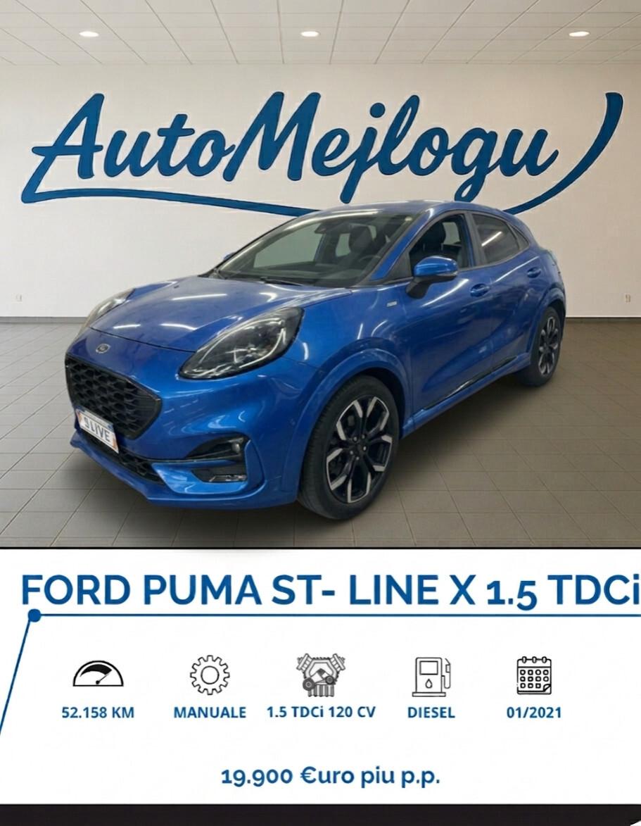 Ford Puma 1.5 EcoBlue 120 CV S&S ST-Line X