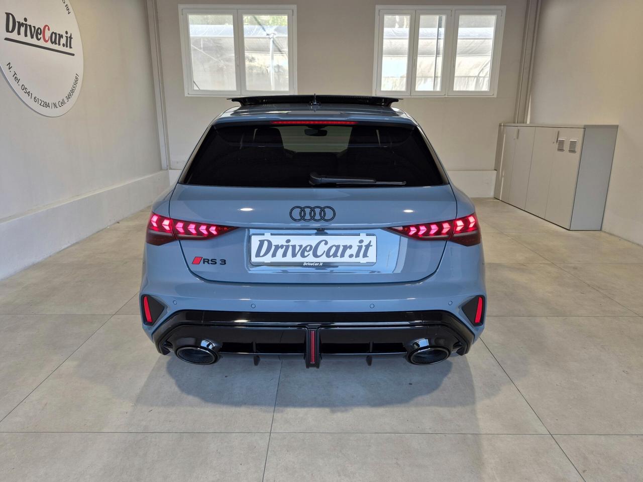 Audi A3 RS3 SPB SCARICHI TETTO MATRIX CARBONIO SONOS PELLE ACC PINZE ROSSE C19 280KM/H