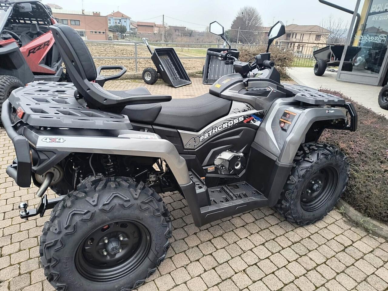 QUAD AODES ODES 850 PATHCROSS TARGA GIALLA