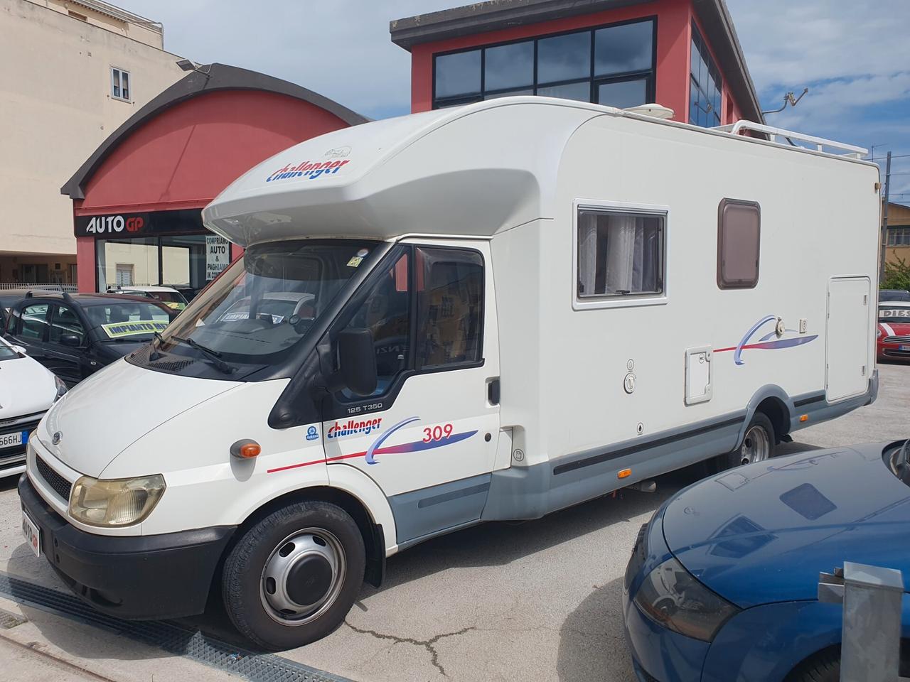 Camper challenger semi integrale Ford transit 2003