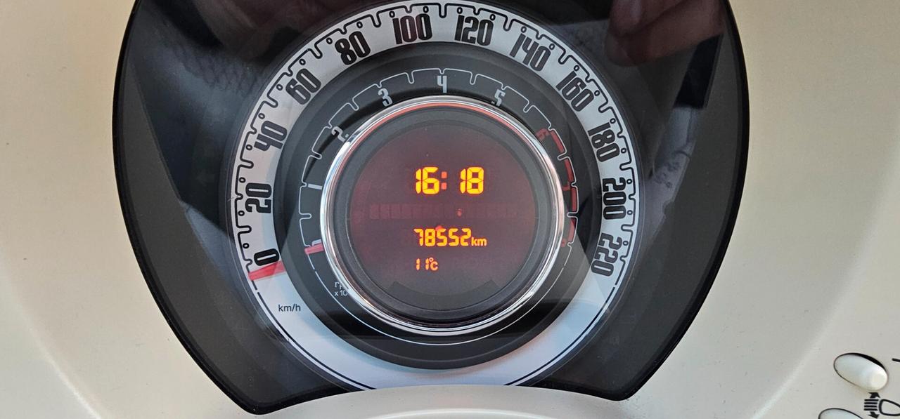 Fiat 500 1.2 benzina louunge solo 78.000KM