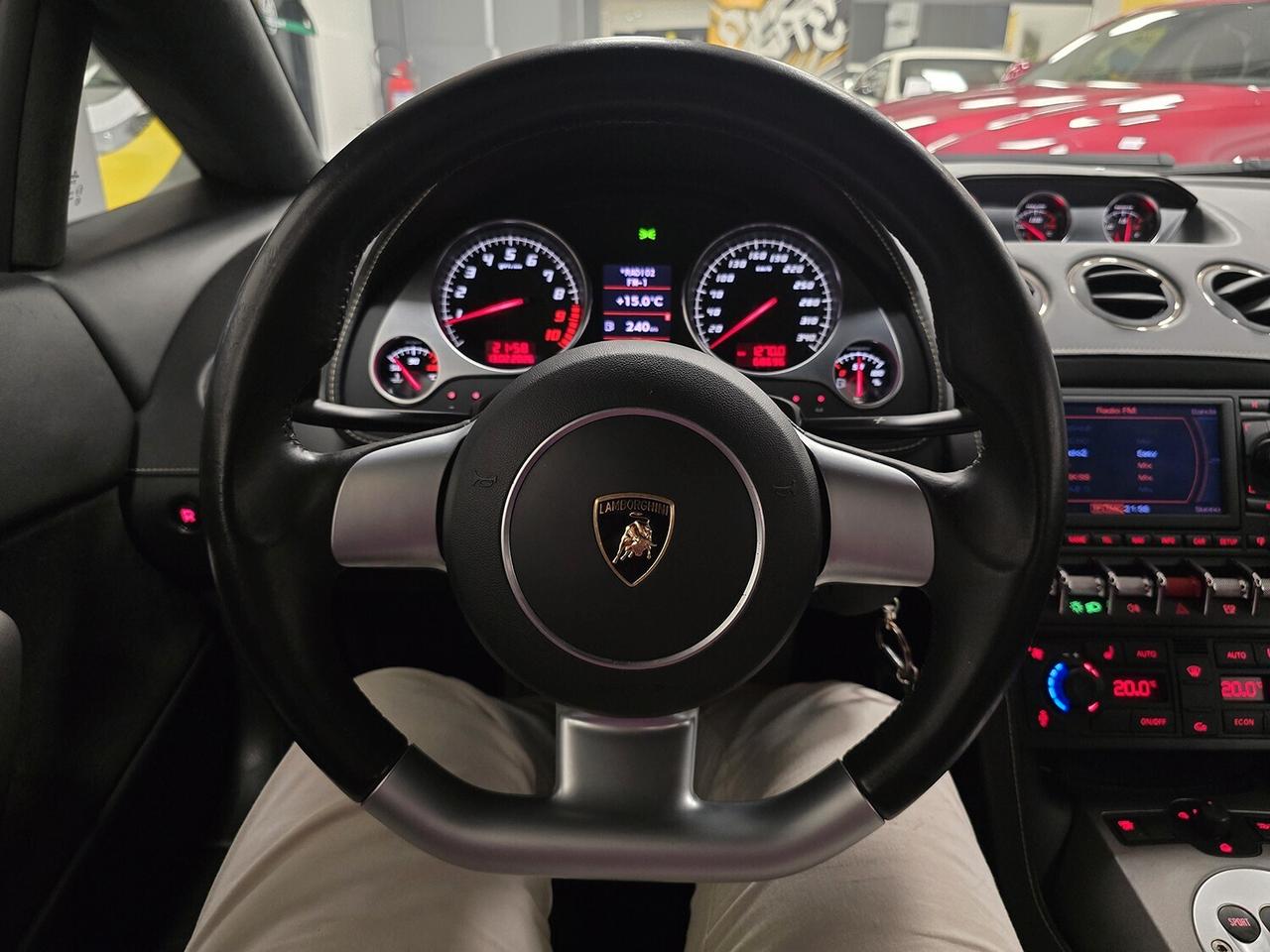 Lamborghini GALLARDO COUPE 5.2 V10 LP 560-4 E-GEAR FULL BLACK _ COMPLETAMENTE ORIGINALE _ ALCANTARA _ LIFT _ SERVICE BOOK _ CERCHI 19 CALLISTO