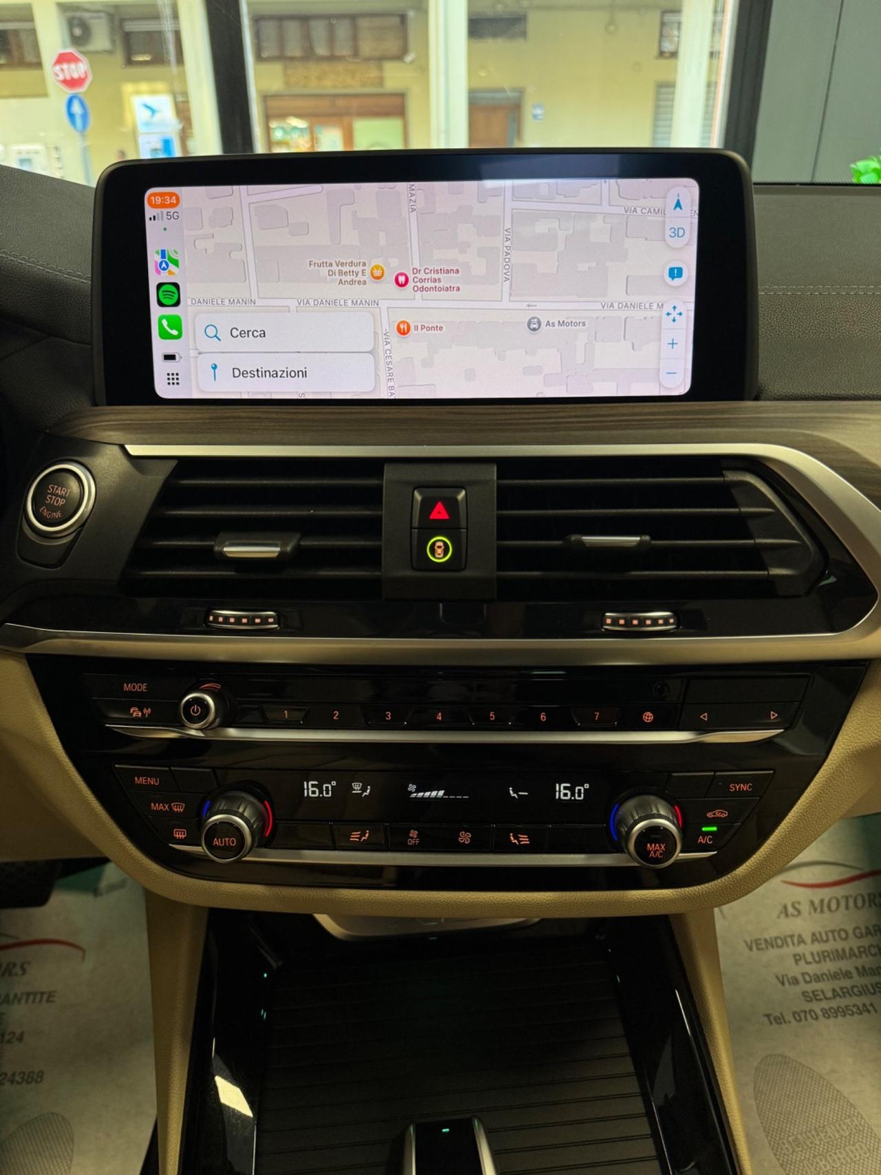 Bmw X3 20D X DRIVE LUXURY LINE TETTO APRIBILE