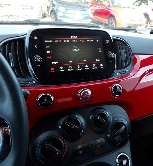 Fiat 500 1.0 Hybrid Red