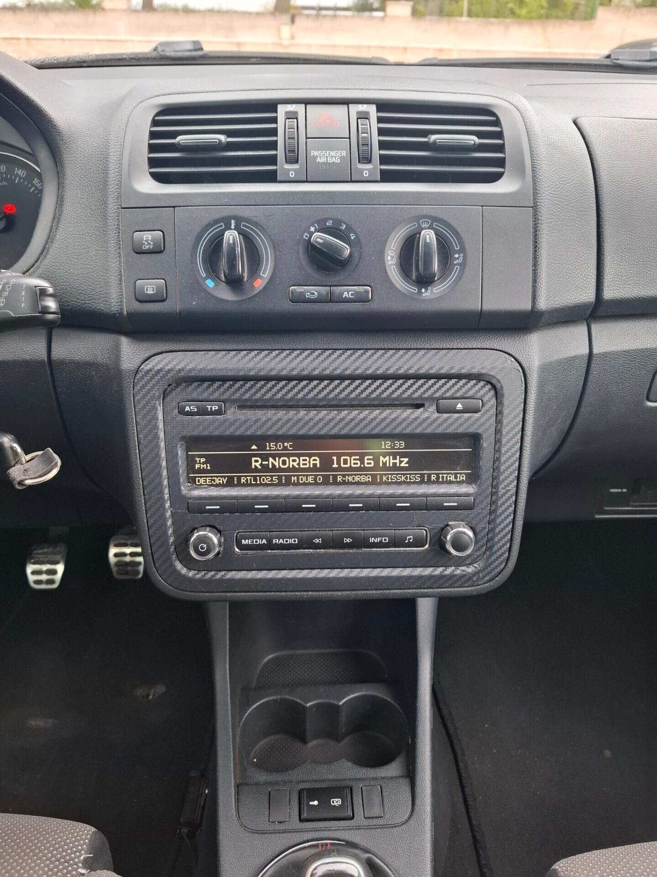 SKODA FABIA 1.6TDI-75CV MONTE- CARLO