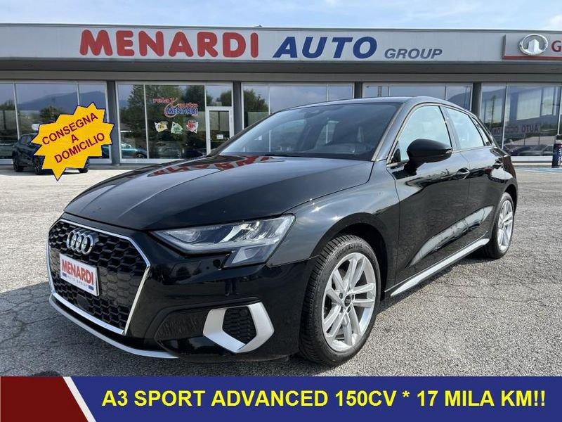 Audi A3 SPB 35 TFSI 150CV Sport Advanced 17 MILA KM!!
