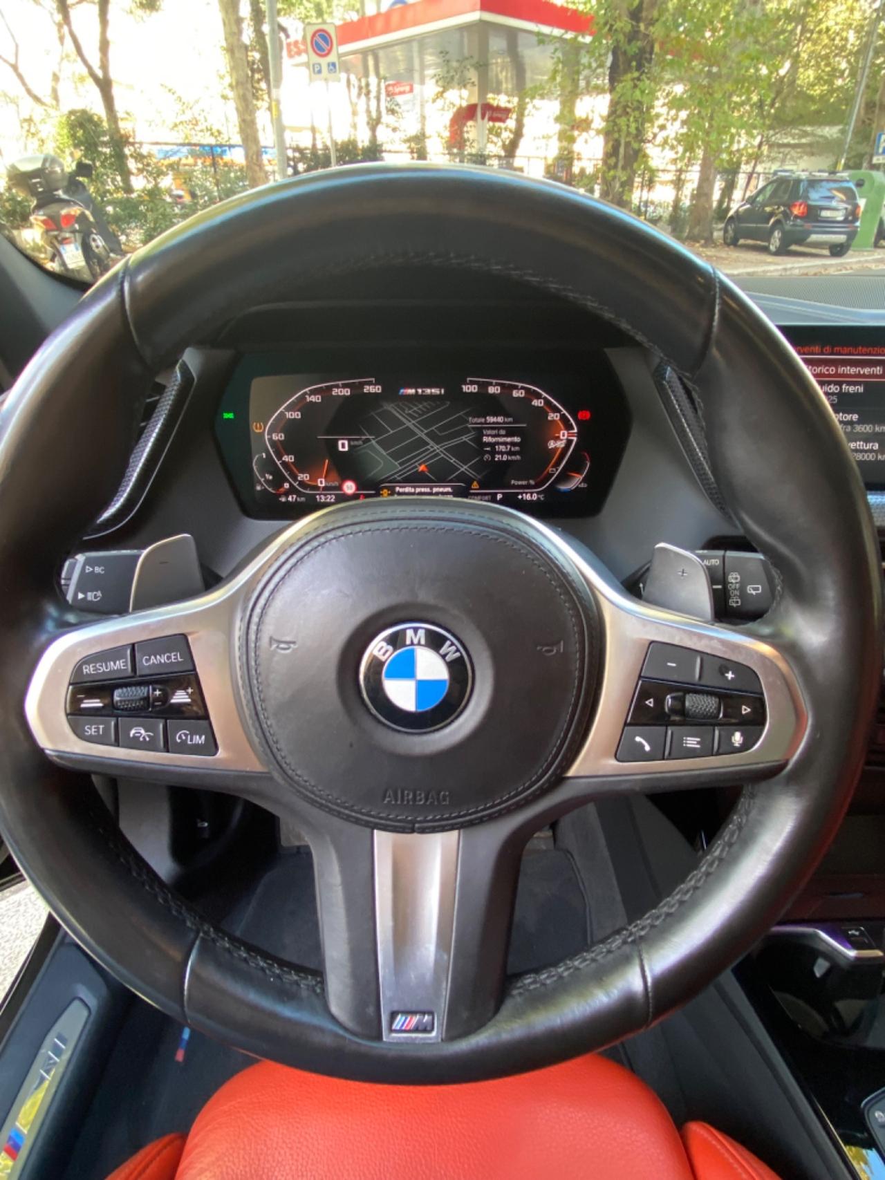 Bmw M 135i xDrive PERFORMANCE TETTO 19”H&K BLACK