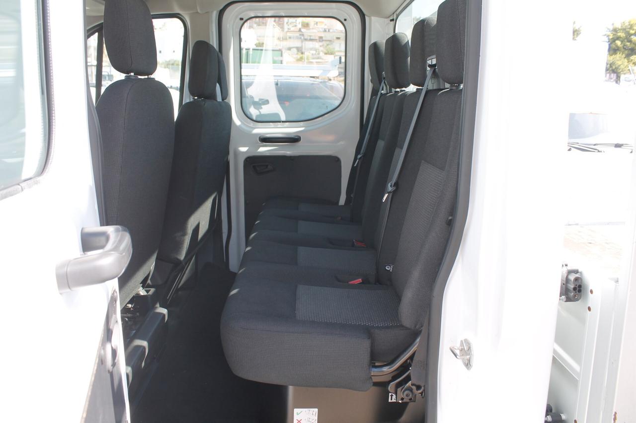 FORD TRANSIT 2.0 TDCI 130 CV DOPPIA CABINA CASSONE DA 4.30 MT