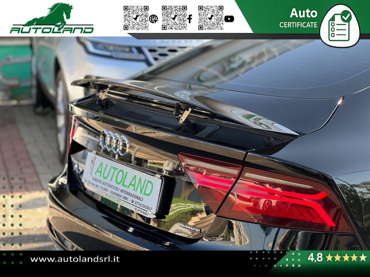 Audi A7 Sportback 3.0 tdi quattro 272cv S-Line ACC - 20" - Frecce Dinamiche