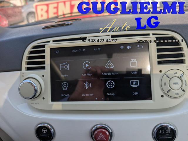 FIAT 500 1.2 Lounge TELECAMERA CAR PLAY