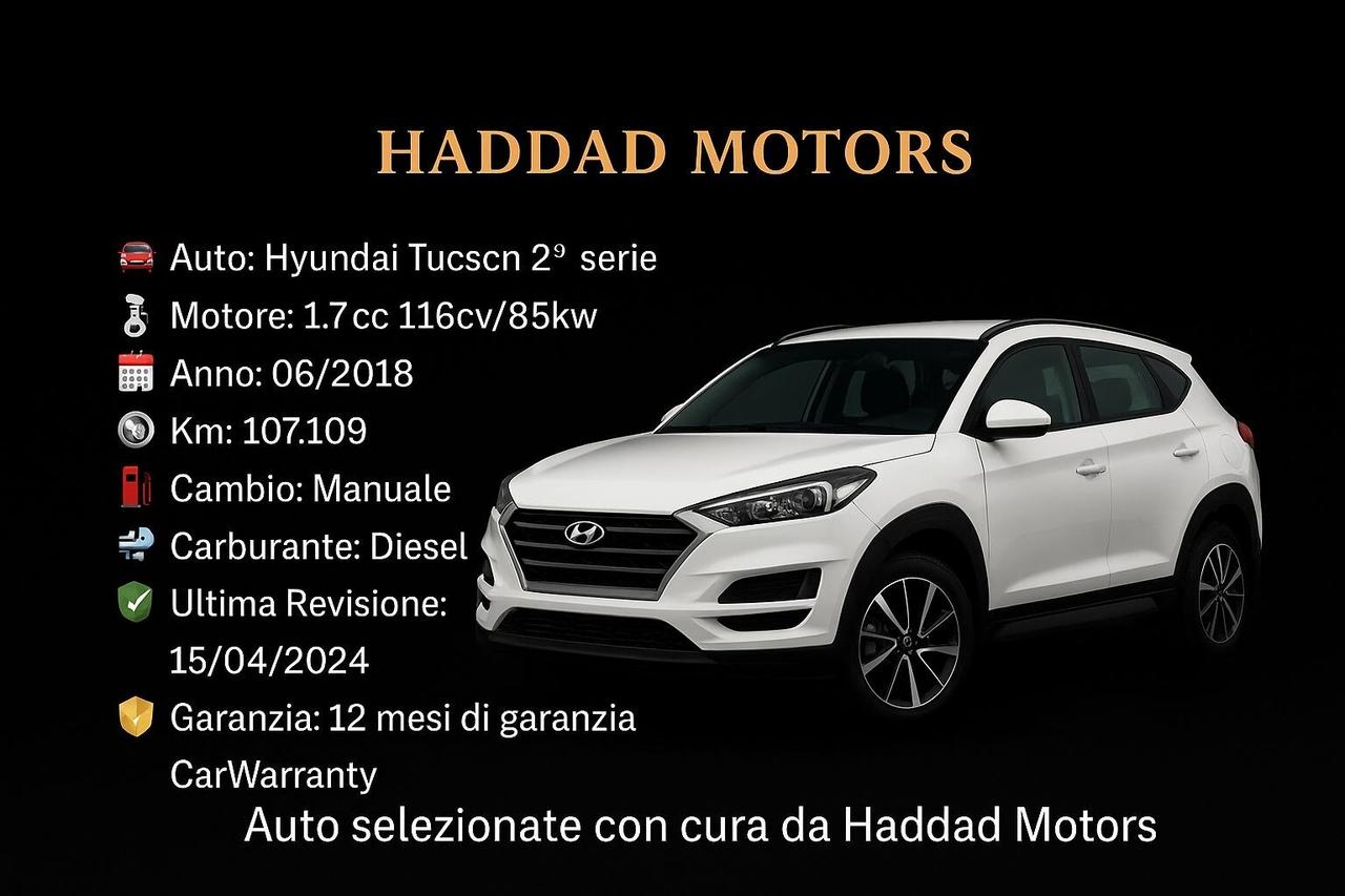 Hyundai Tucson 1.7 CRDi DCT go!