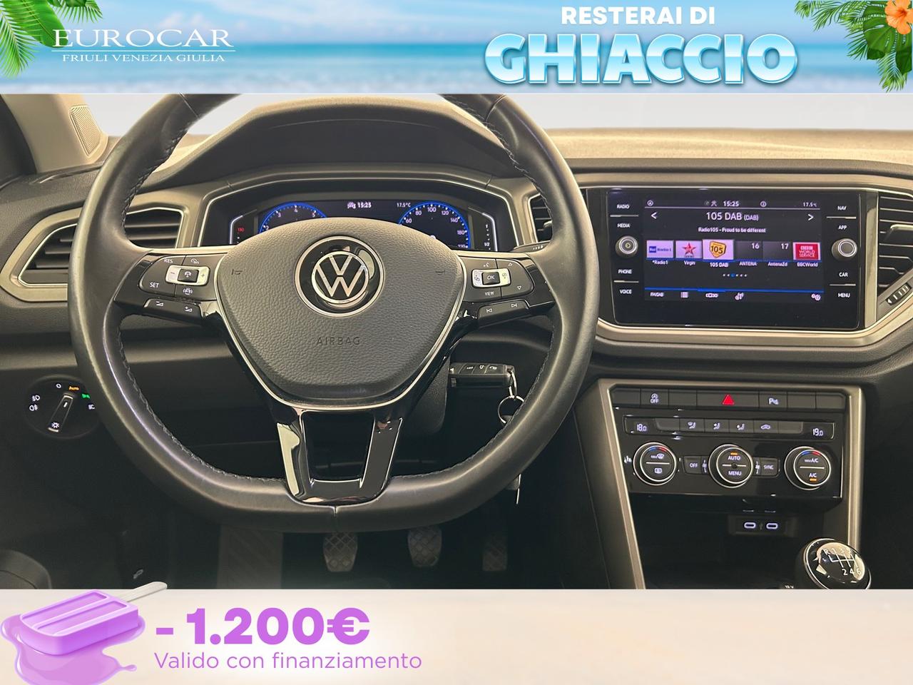 Volkswagen T-Roc 1.0 tsi style 110cv