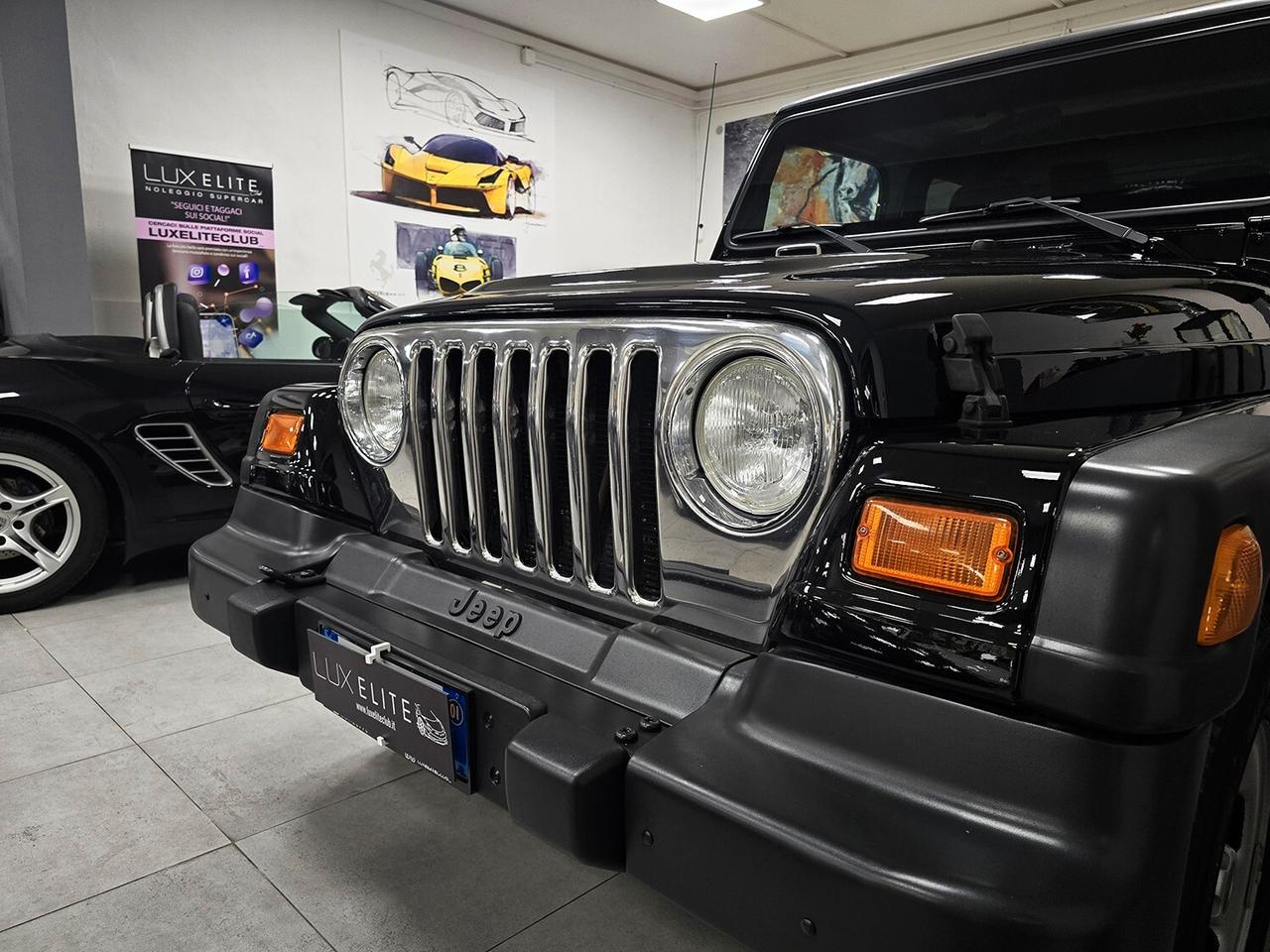 Jeep Wrangler II HARD TOP 2.5 SPORT_NERO_ITA_UN PROPRIETARIO_ASI