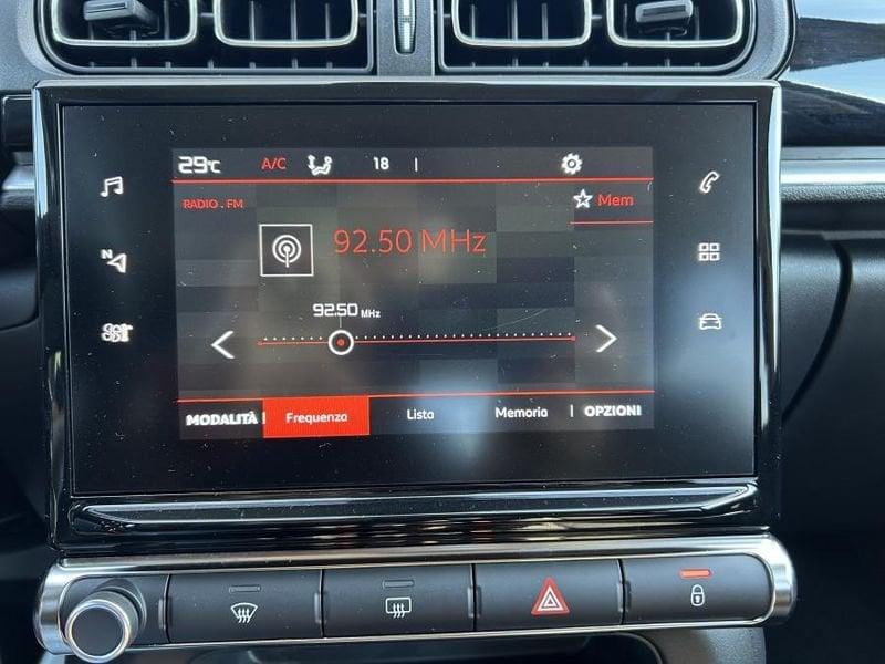 Citroën C3 PureTech 83 S&S Max CERCHI LEGA+VETRI SCURI+CLIMA AUTO