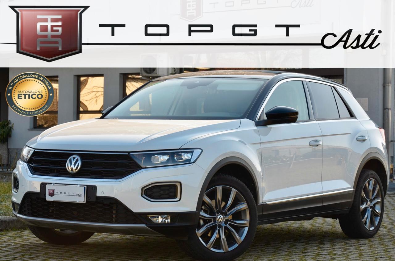 VOLKSWAGEN T-ROC 1.6 TDI ADVANCED 116cv, OK NEOPATENTATI, UFF ITALIANA, EURO 6D, NAVI, APPLE ANDROID, FARI LED, PERMUTE