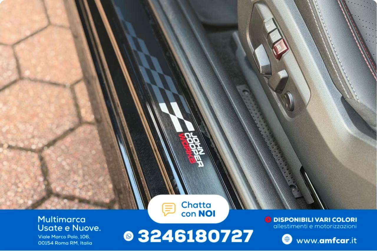 MINI John Cooper Works°Allestimento°PACCHETTO XL°HUD°PANO°360°HK°