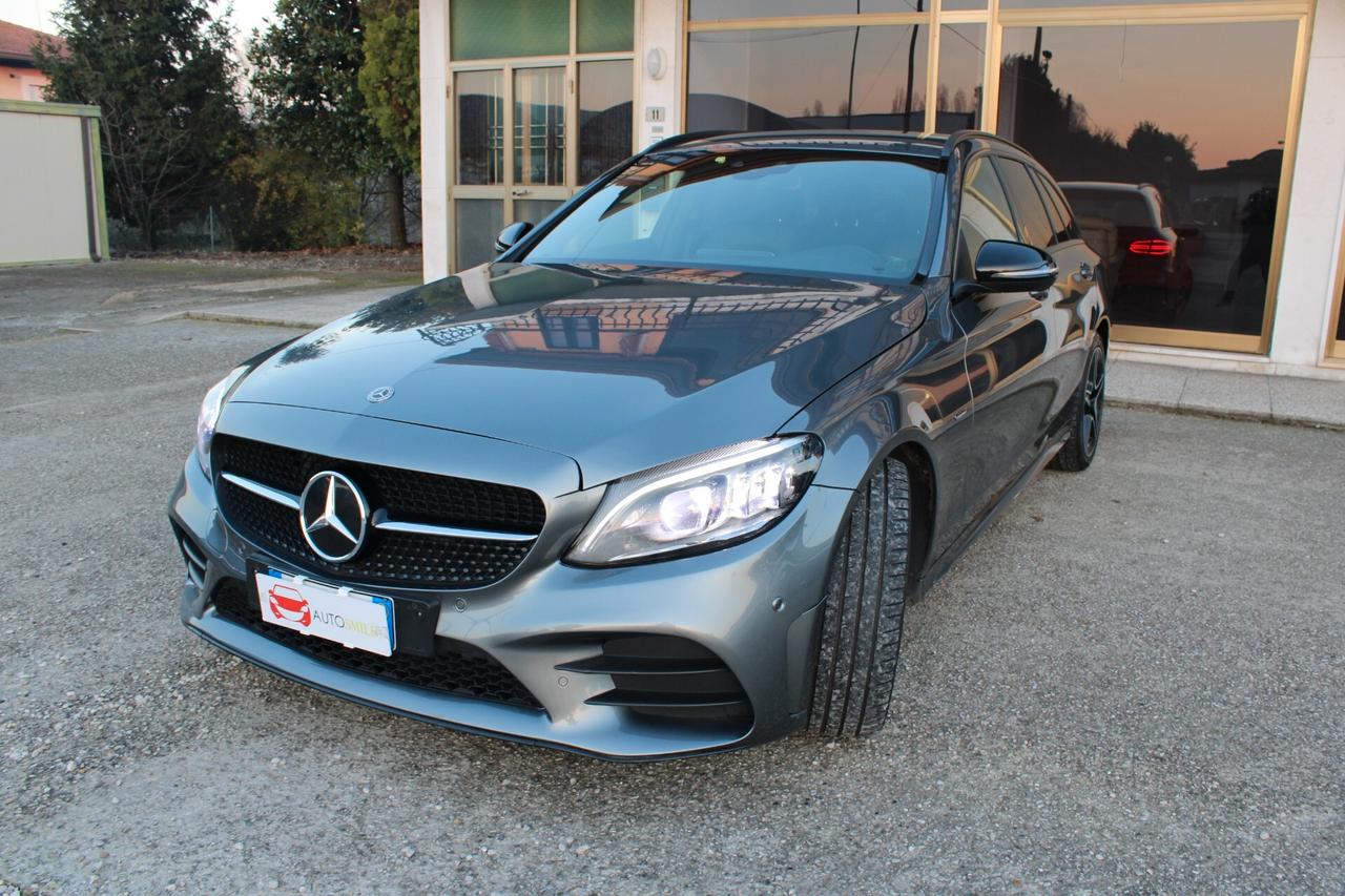 Mercedes-benz C 220 SW d Premium AMG Night Edition pack luci interne