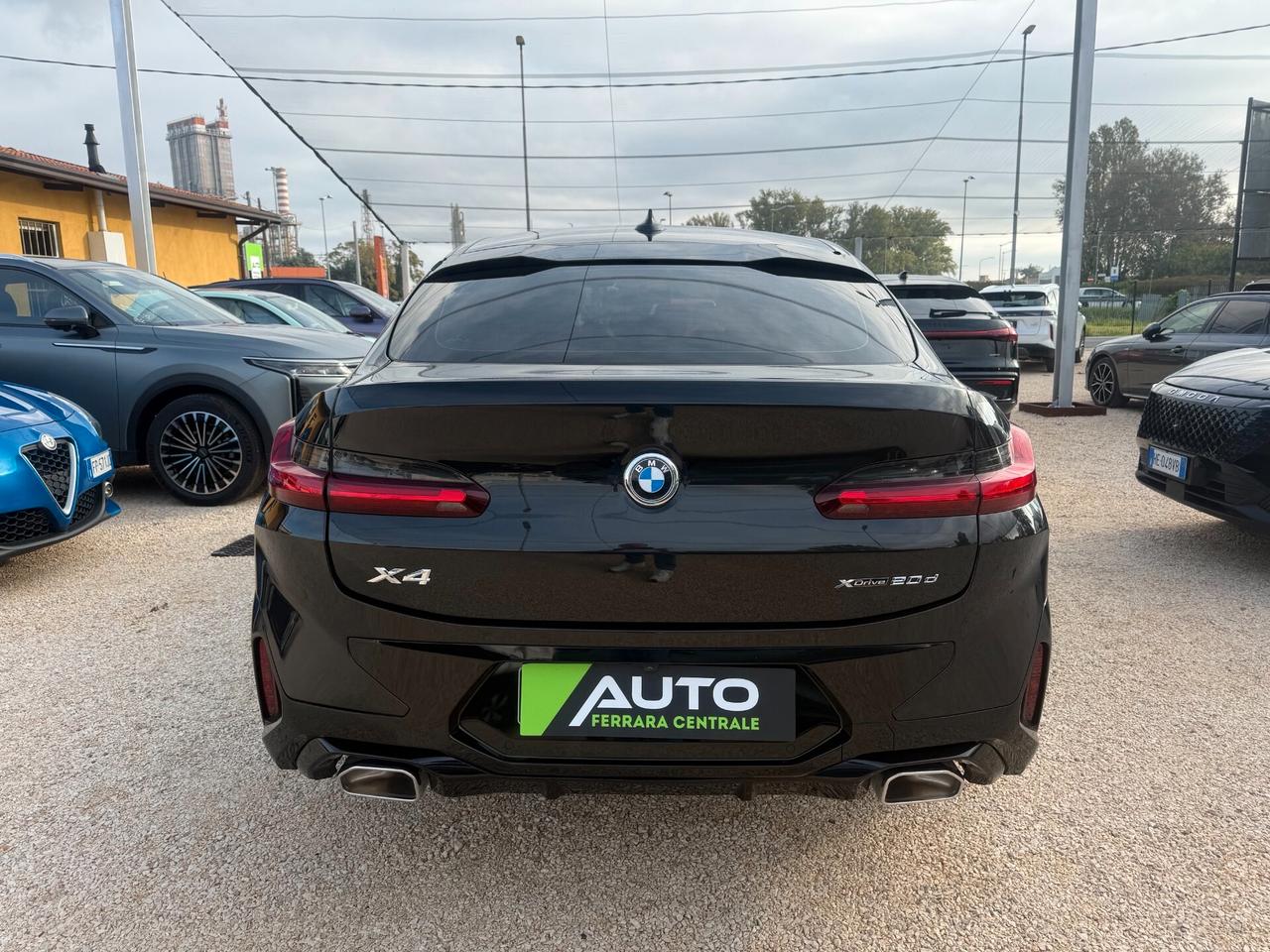 Bmw X4 Total Black 190cv xDrive20d mhev 48V Msport Unico proprietario Tagliandi BMW