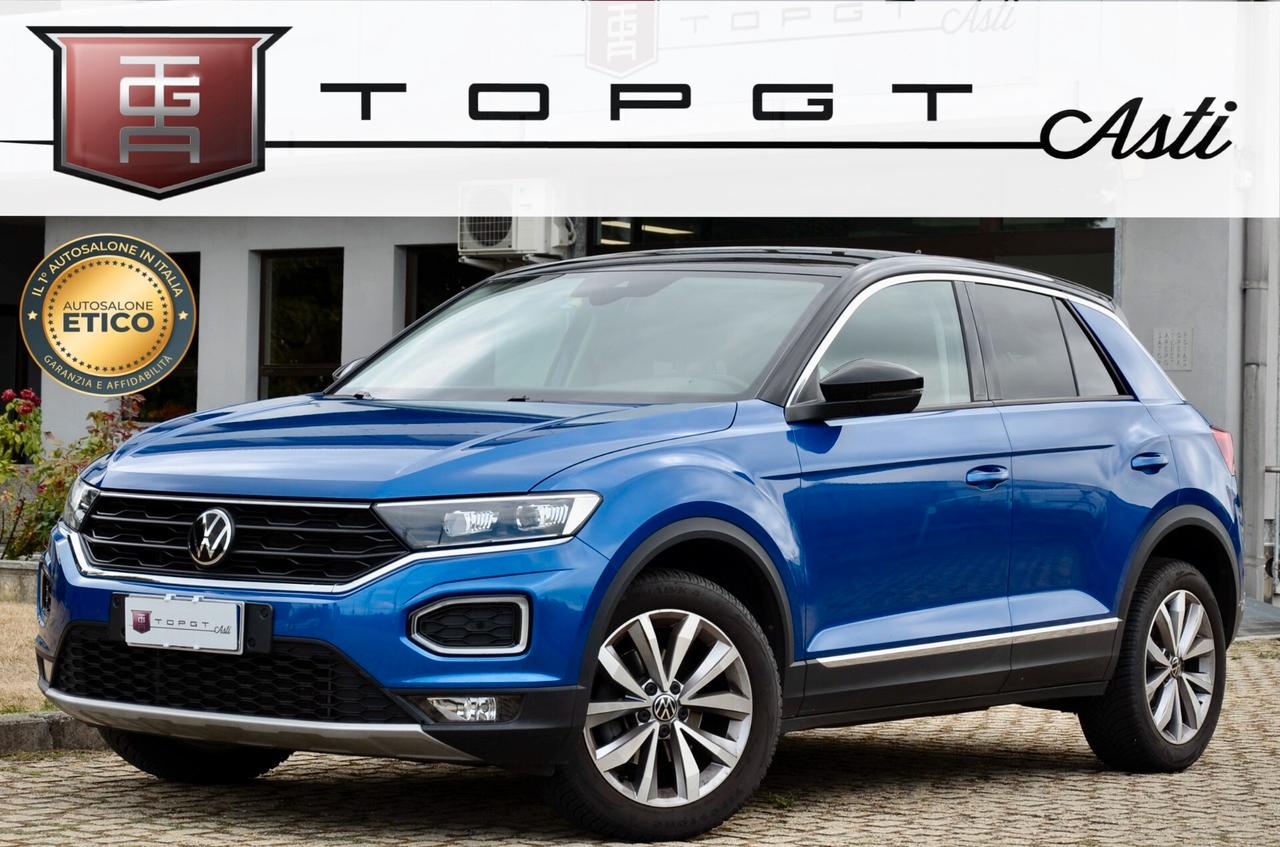 VOLKSWAGEN T-ROC 1.0 TSI STYLE 110cv, UFF ITALIANA, UNICOPROPRIETARIO, EURO 6D, FARI LED, APPLE ANDROID, PERMUTE