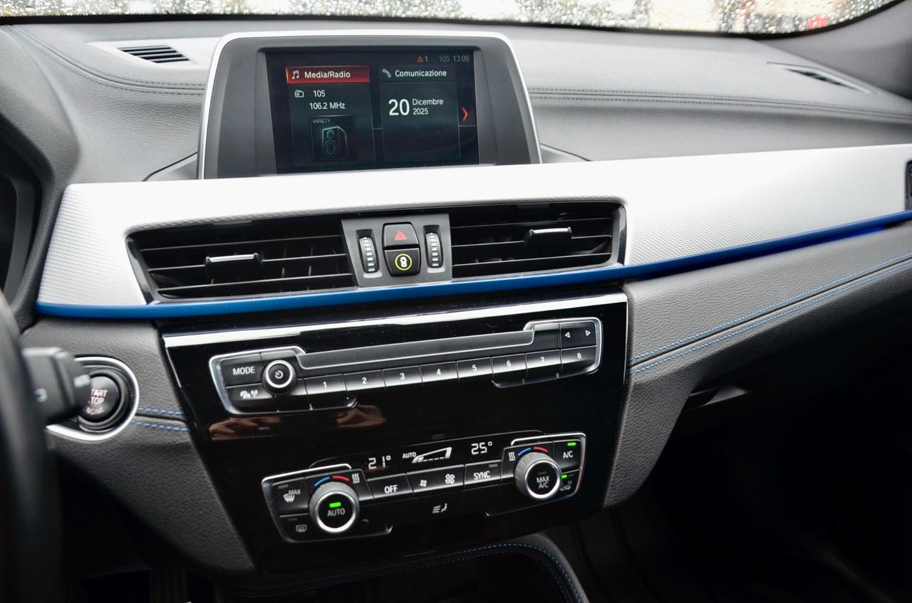 BMW X2 SDRIVE20i MSPORT 192 cv AUTO, GARANZIA BMW, SERVICE BMW, UFF ITALIANA, EURO 6D, FULL LED, NAVI, 19", PERMUTE