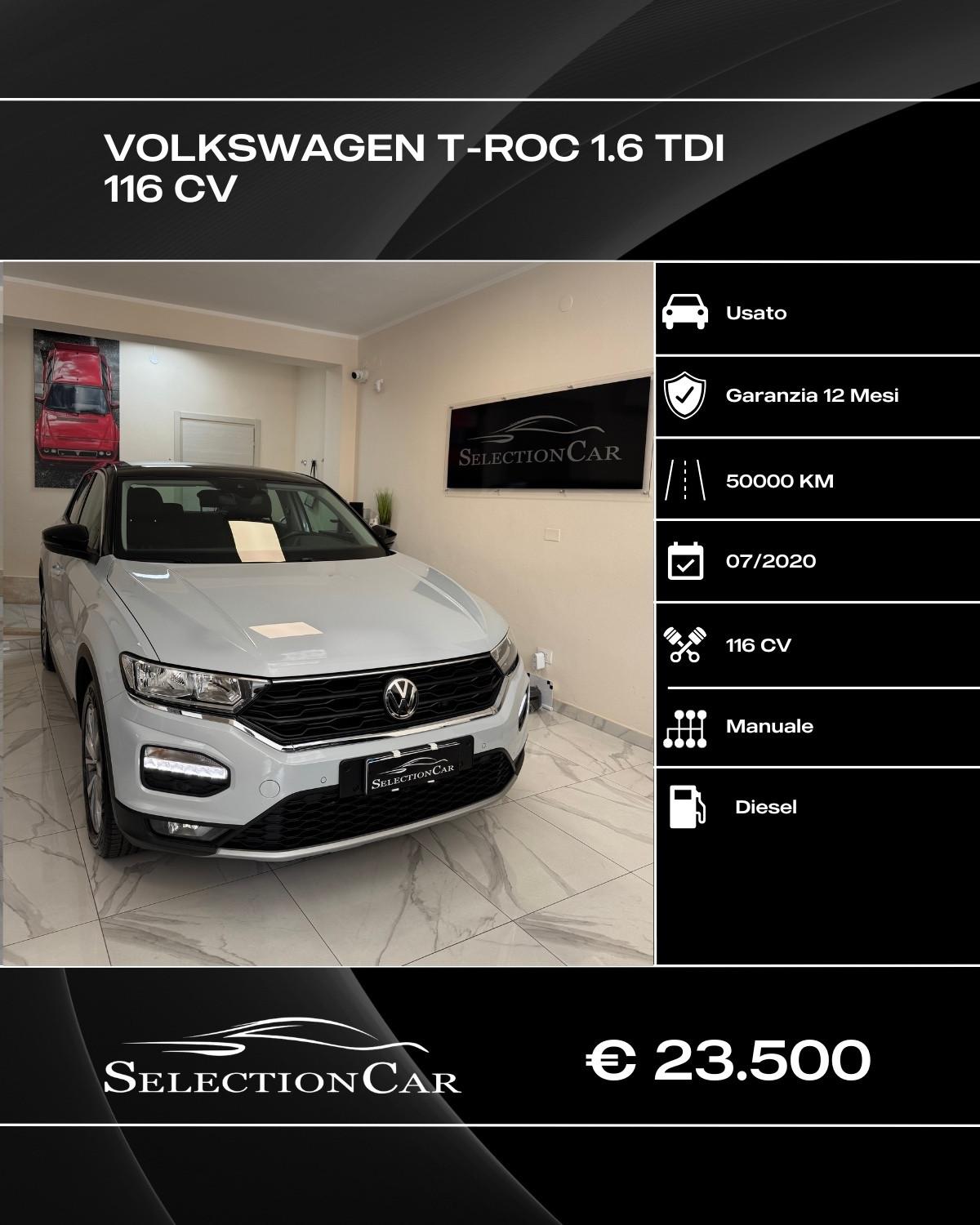 Volkswagen T-Roc 1.6 TDI SCR Style BlueMotion Technology