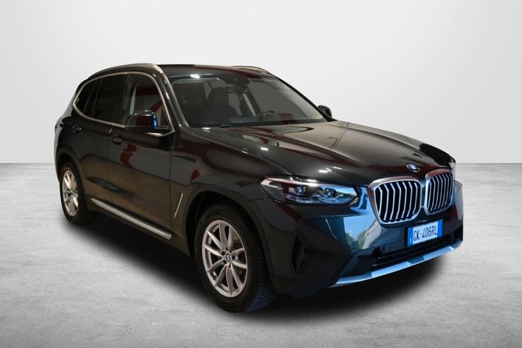 BMW X3 18D 150CV STEPTRONIC 48V S-DRIVE BUSINESS ADVANTAGE ( FARI LED ADATTIVI - PELLE - CLIMA TRIZONA - CRUISE - NAVI - MIRROR - PARK ASSISTANT - TELECAMERA POST. - CERCHI 18 )