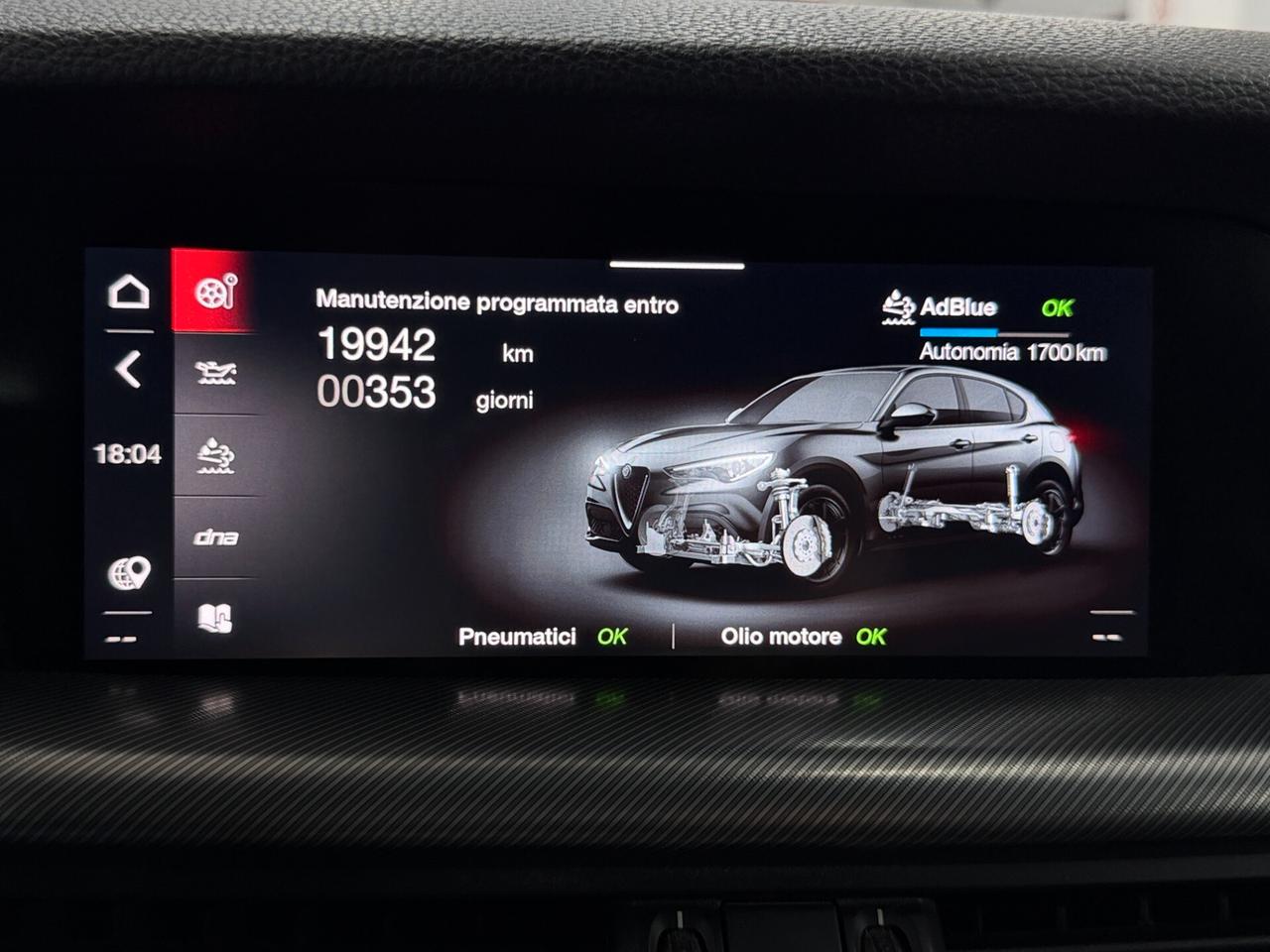 Alfa Romeo Stelvio 2.2 TD 190 CV SPRINT Q4 DISTRIBUZIONE ESEGUITA