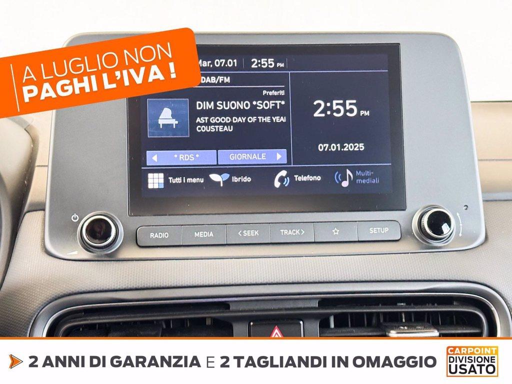 HYUNDAI Kona 1.6 gdi hev xclass 2wd 141cv dct del 2022