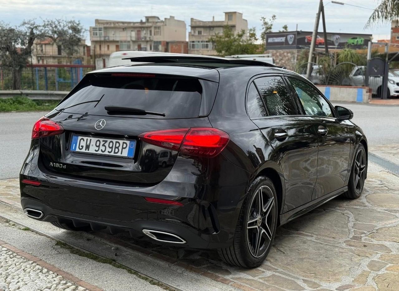 Mercedes-benz A 180 d Automatic AMG Led Tetto Apribile Pelle Navy Camera 360*Bi Xenon