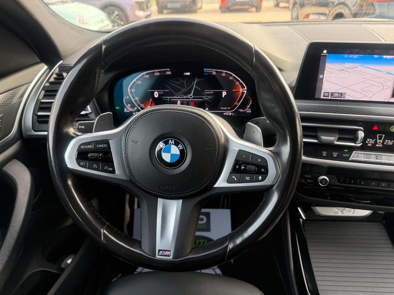 Bmw X4 Total Black 190cv xDrive20d mhev 48V Msport Unico proprietario Tagliandi BMW