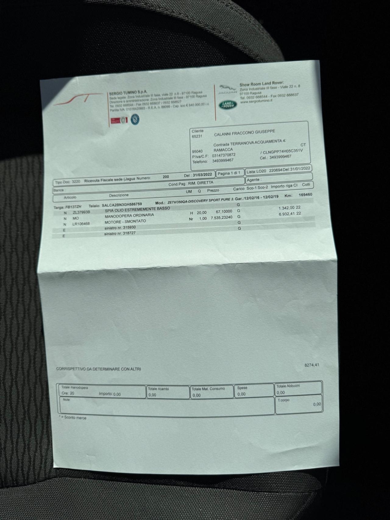 Land Rover Discovery Sport 2.0 TD4 150 CV SE