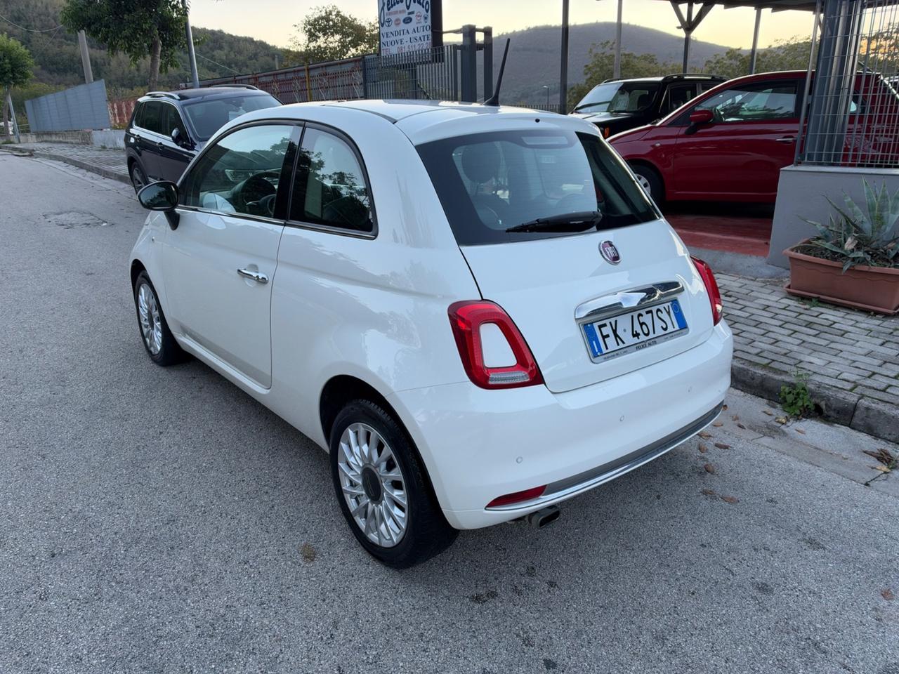 Fiat 500 1.2 benzina 69cv Lounge 2017 tetto panoramico