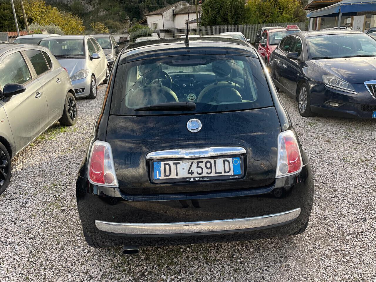 Fiat 500 1.2 BENZINA nero met. TAGLIANDO COMPLETO