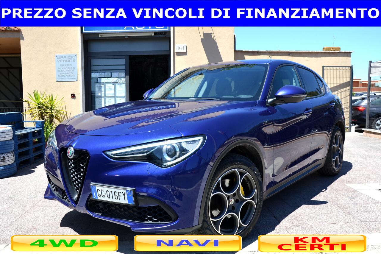 Alfa Romeo Stelvio 2.2 190CV AT8 Q4 SPRINT **PAD.F1-LED-NAV-RETROCAM*