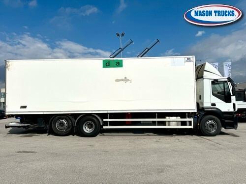 IVECO STRALIS 360, cassa isotermica con sponda retrattile, 2015, km 450.000