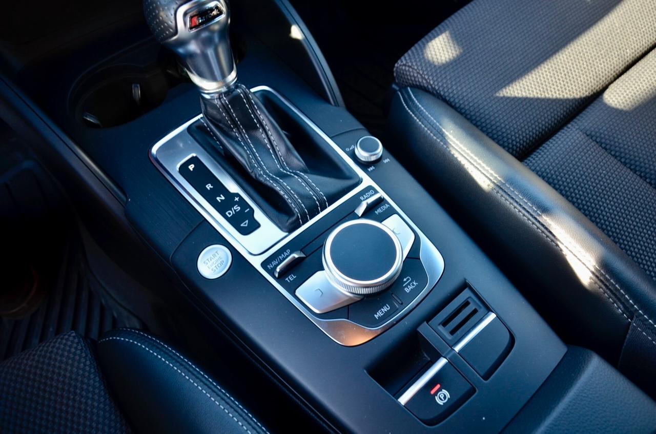 AUDI A3 SPORTBACK 40 2.0 TDI S-LINE INT+EXT QUATTRO 184cv S-TRONIC, EURO 6D, SERVICE AUDI, BANG&OLUFSEN, MATRIX, SEDILI SPORTIVI, 19", PERMUTE