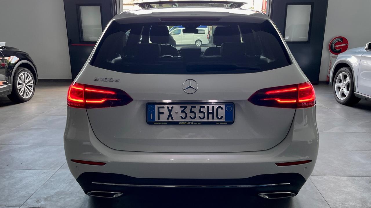 MERCEDES-BENZ CLASSE B 180D PREMIUM 116 CV - PELLE, FULL LED, NEOPATENTATI