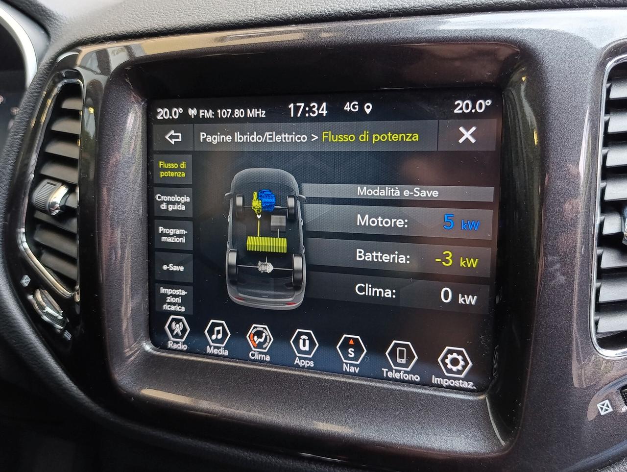 Jeep Compass 1.3 Turbo T4 190 CV PHEV AT6 4xe Limited