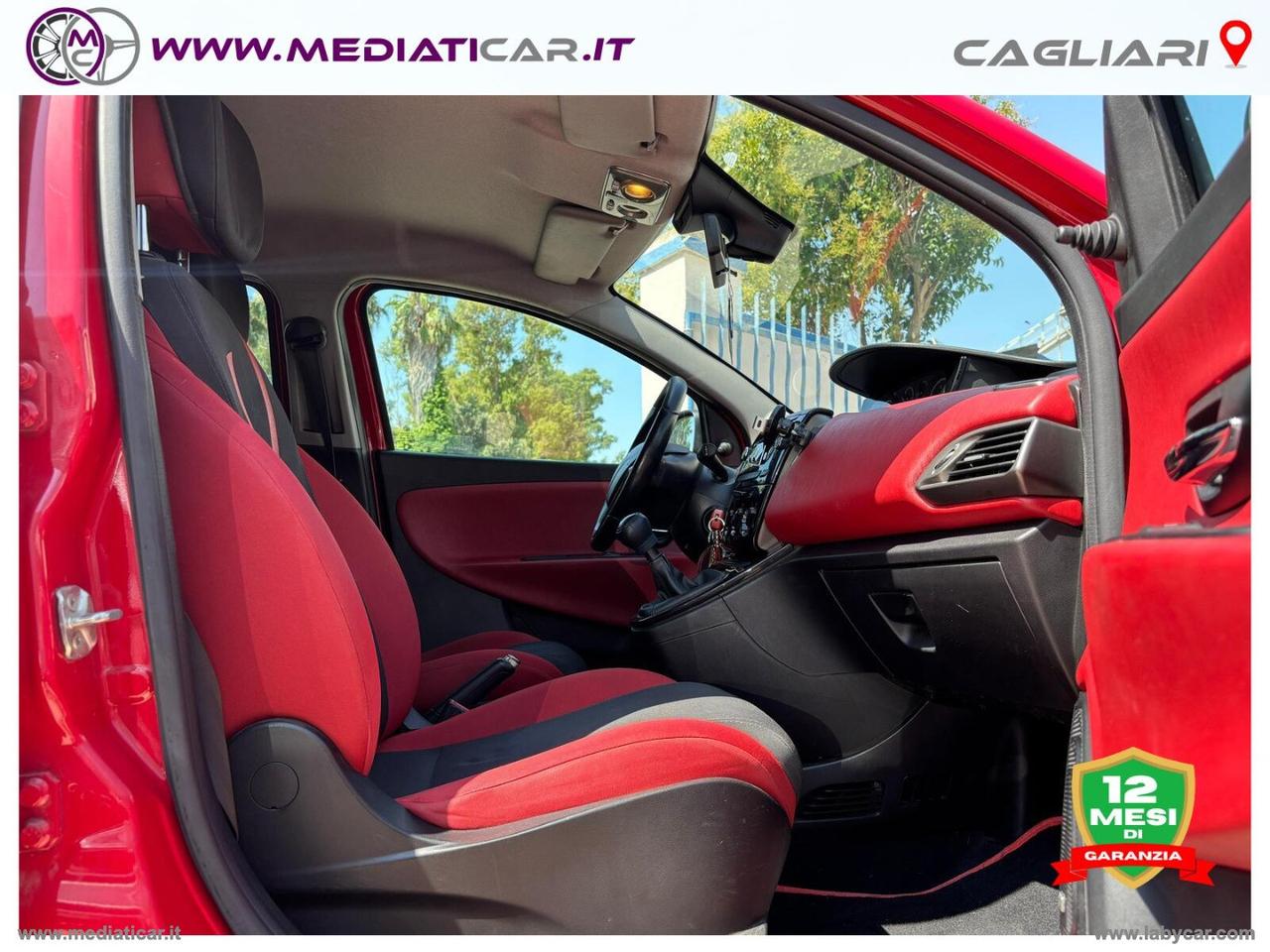 LANCIA Ypsilon 1.3 MJT 95 CV 5p. S&S Black&Red