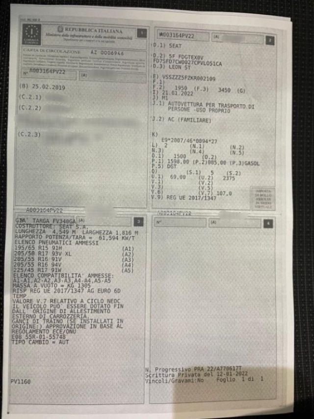 SEAT Leon 1.6 TDI 115 CV DSG ST Business