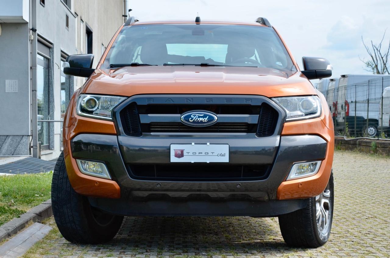 FORD RANGER 3.2 TDCI DOUBLE CAB WILDTRACK 200cv MANUALE, AUTO PRIVATA, UFF ITALIANA, SERVICE FORD, RETROCAMERA, PERMUTE