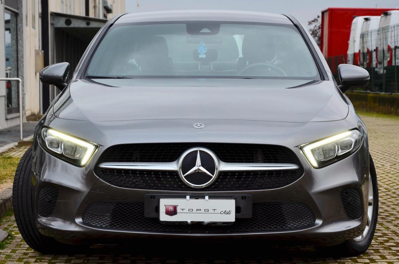 MERCEDES-BENZ A 180d SPORT 116cv AUTO, UFF ITALIANA, SERVICE CON FATTURE, EURO 6D, FARI LED, NAVI, RETROCAMERA, APPLE ANDROID, LUCI 64 COLORI, PERMUTE