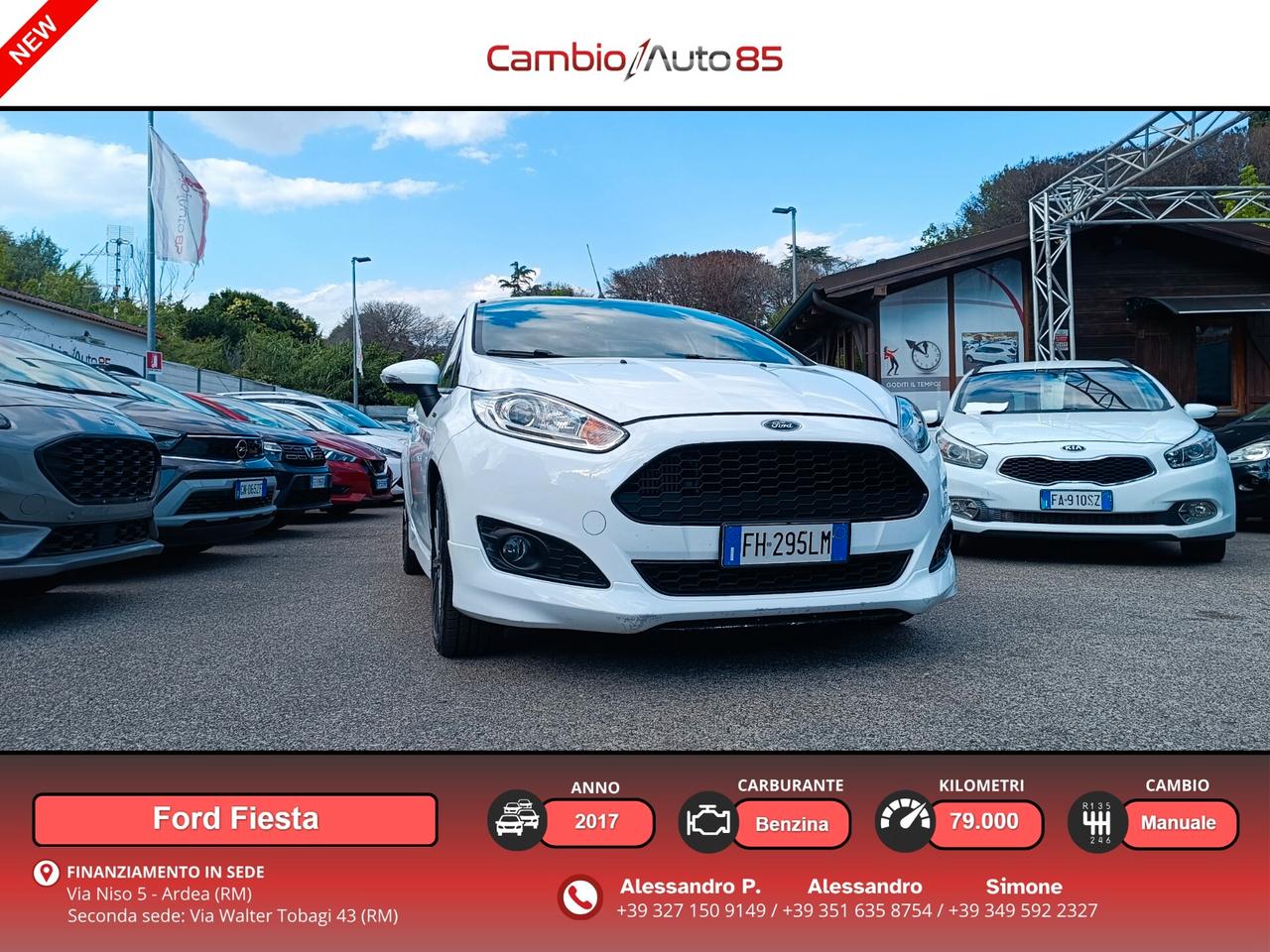 Ford Fiesta 1.0 EcoBoost 100CV 5 porte ST-Line