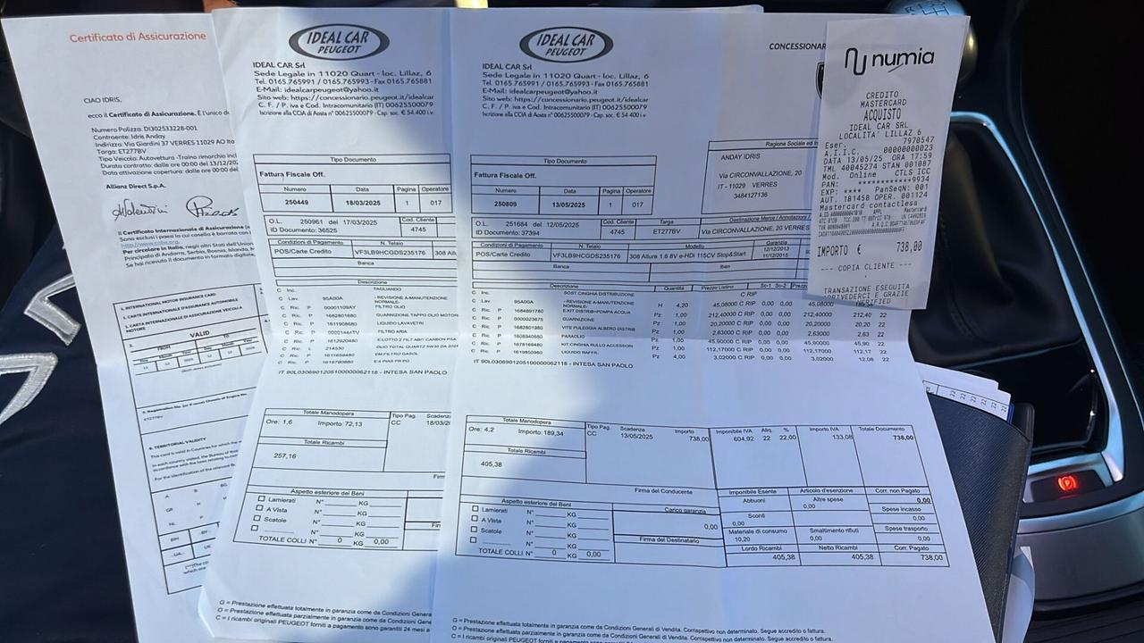 Peugeot 308 1.6 e-HDi Stop&Start Allure Unipro 2013