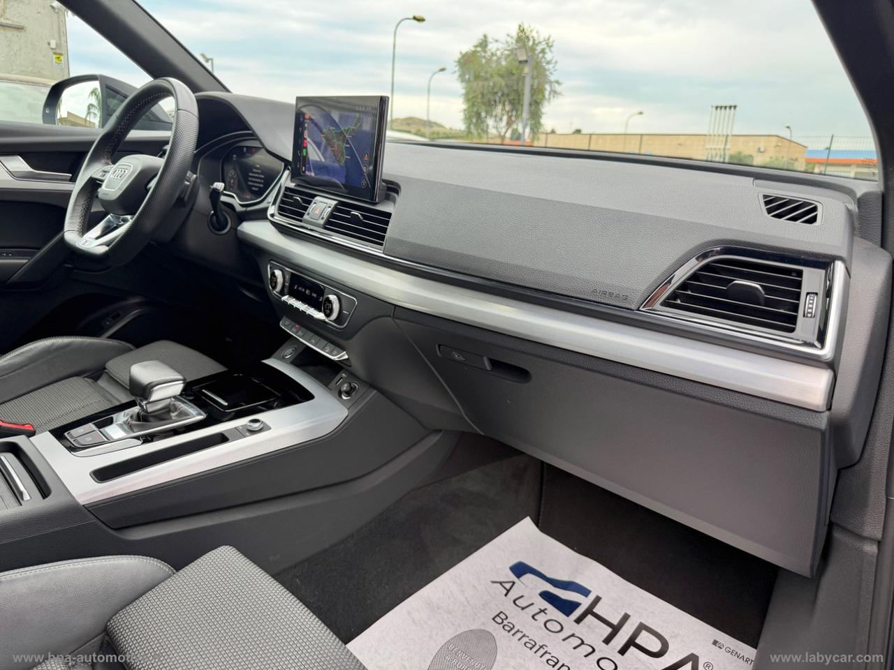 AUDI Q5 2.0TDI mild hybrid S-tronic S-line FULL LED PELLE NAVI BLACK EDITION CARPLAY