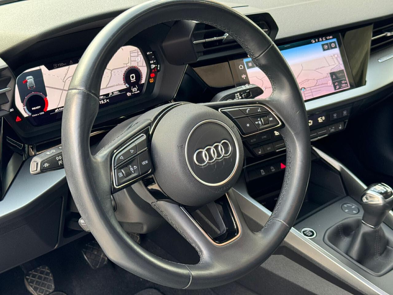 Audi A3 SPB 2.0 TDI TETTO NAVI VIRTUAL CERCHI 18 FARI FULL LED