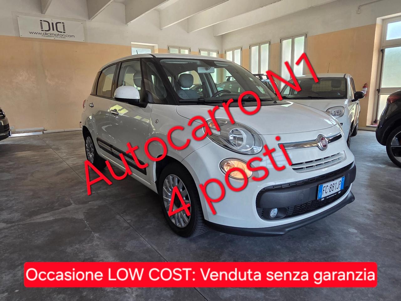Fiat 500L Pro 1.6 MJT 105CV Pop 4 posti (N1) autocarro NO GARANZIA +IVA