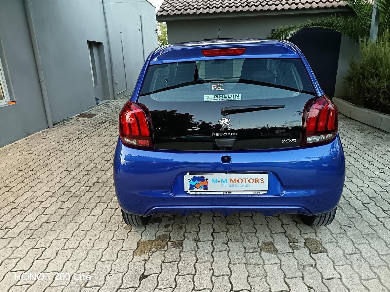 PEUGEOT 108 VTi 72 ETG 5 porte Allure TOP