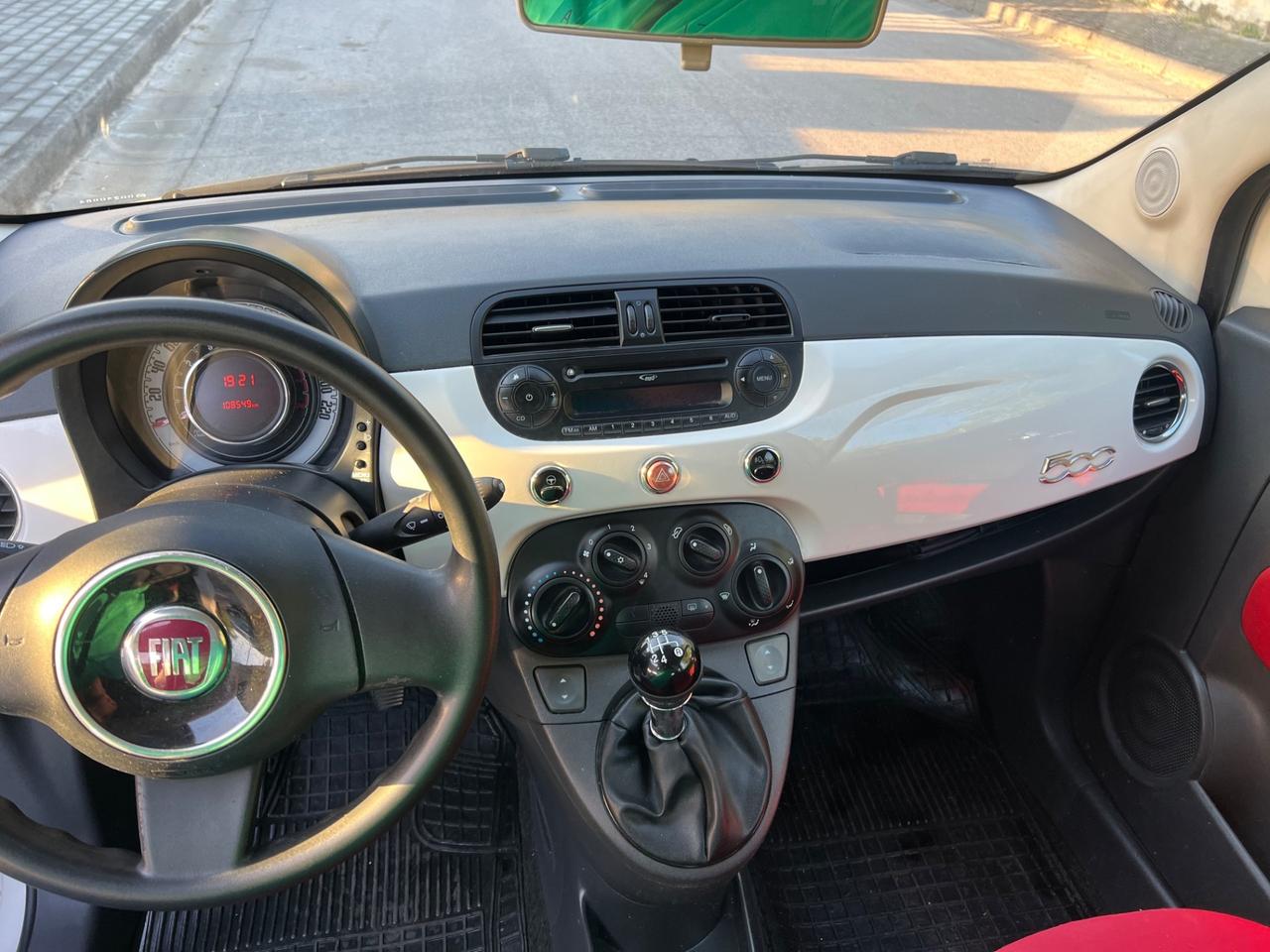 Fiat 500 1.2 benzina Lounge soli 100mila km